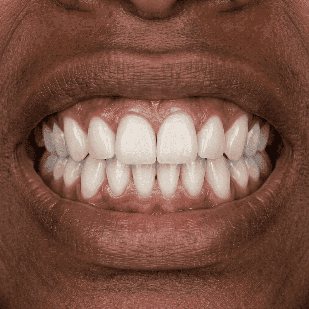 Cosmetic smile makeover with custom porcelain veneers at The DentalBrace Clinic Bathinda Punjab